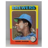 1975 Topps #660 Hank Aaron HOF Creaes/Corners/Edge