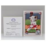 2020 Bowman 1st Auto Tink Hence w/ cert