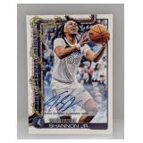 2025 Topps Holiday Terrence Shannon Jr Auto H88