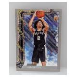 2025 Topps Holiday Dylan Harper RC Gray Glitter