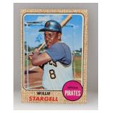 1968 Topps Baseball Willie Stargell HOF 86 Corners