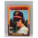 1975 Topps Baseball Jim Palmer HOF Orioles Edge