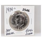 1974-S 40% Silv Ike $1 Dollar
