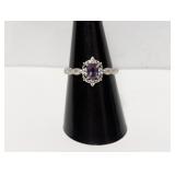 .925 Sterling Mystic Topaz Ring Sz 8