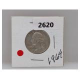 1964-D 90% Silv Wash Quarter