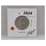 1964-D 90% Silv Wash Quarter