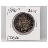 1896-S 90% Silv Morgan $1 Dollar