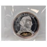 Gold/Silver Layered John Hancock Medallion