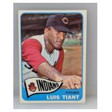 1965 Topps Baseball Luis Tiant 145 Corners