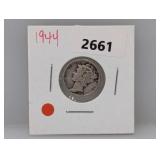 1944 90% Silv Mercury Dime