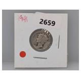 1941 90% Silv Mercury Dime