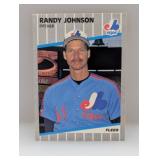 1989 Fleer Randy Johnson RC #381 Edges