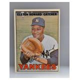 1967 Topps Baseball Elston Howard AL MVP Edges