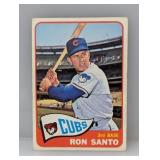 1965 Topps Baseball Ron Santo Corners/MK/Indent