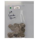 (29) Mixed Date Canada Dimes