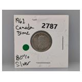 1962 80% Silv Canada Dime
