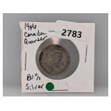 1946 80% Silv Canada Quarter