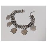 8" .925 Sterl Family Charm Bracelet (32.03G)