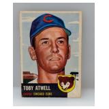 1953 Topps #23 Toby Atwell Creases/Corners/Edges