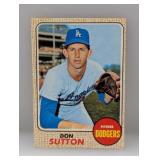 1968 Topps Baseball Don Sutton HOF 103