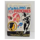 1977 Fleer All Pro Football Patches Pack