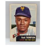 1953 Topps #20 Hank Thompson Giants Damage