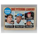 1968 Topps LEADERS JENKINS/BUNNING 9 Corners