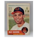 1953 Topps Baseball Ray Boone Crease/Corner/Edges