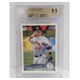 2011 Harper Topps Pro Debut BGS 9.5 Crack In Case