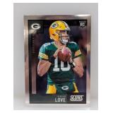 2020 Score Foil Jordanï¿½ Love Rookie #444