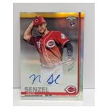 2019 Nick Senzel Topps Chrome Auto Ref RC /499