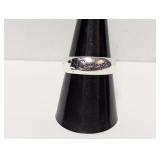 .925 Sterling "Courage" Band Sz 9