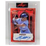 1/13 2025 Leaf Metal Bo Jackson Auto Red BA-BJ1