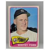 1965 Topps Baseball Whitey Ford HOF Surface/Corner
