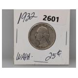 1932 90% Silv Wash Quarter