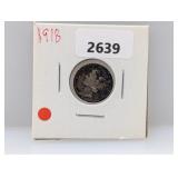 1918 90% Silv Mercury Dime