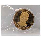 Gold Layered CMSgt Richard Etchberger Medallion