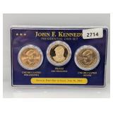 Kennedy Presidential Coin Set