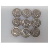 (9) JFK Bicentennial $1 Dollars