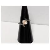 .925 Sterl Mother of Pearl Ring Sz 7
