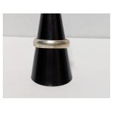 .925 Sterling Wedding Band Sz 8.5