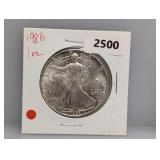 1986 1oz .999 Silv Eagle $1 Dollar