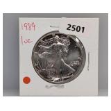 1989 1oz .999 Silv Eagle $1 Dollar