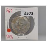 1967 40% Silv JFK Half $1 Dollar