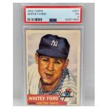 1953 Topps Baseball PSA 3 Whitey Ford HOF Yankees