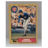 1987 Topps Greg Maddux #70T Edges
