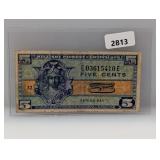 5 Cent Military Payment Certificate