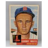1953 Topps #139 Sammy White Corners/Edges/Crease