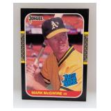 1987 Donruss Mark McGwire RC #46 Surface