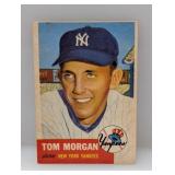 1953 Topps #132 Tom Morgan Yankees Stain/Edges